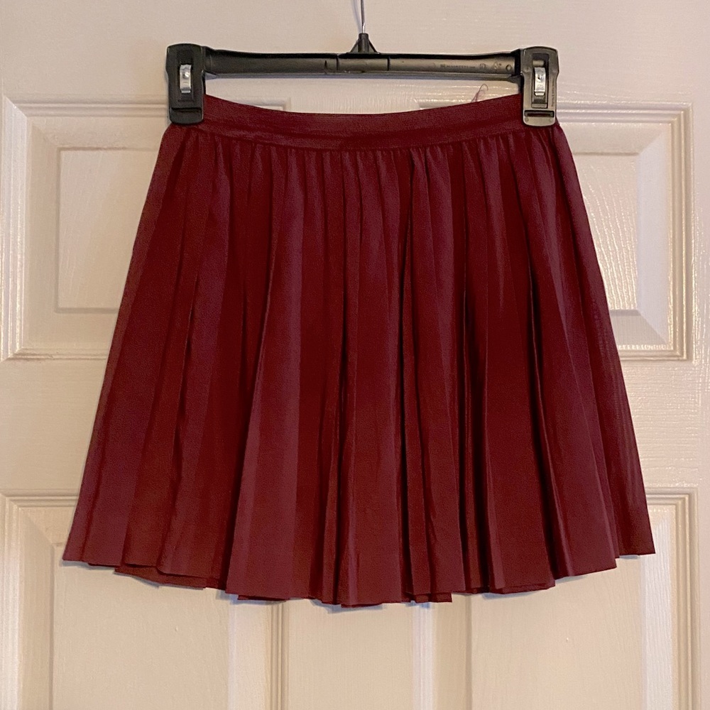 Maroon skirt